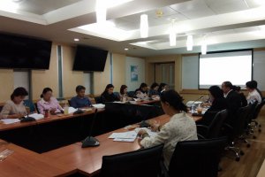 การประชุมคณะทำงานพัฒนา ทรัพยากรบุคคลและองค์ความรู้ ครั้งที่ 1