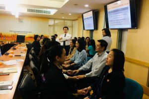 การประชุมเชิงปฏิบัติการนำเสนอองค์ความรู้สำหรับข้าราชการใหม่