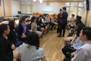 การประชุมเชิงปฏิบัติการนำเสนอองค์ความรู้สำหรับข้าราชการใหม่