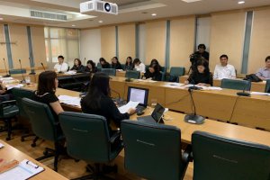 กิจกรรมบรรยายถ่ายทอดความรู้เทคนิคการจัดทำและการนำเสนอคำกล่าว ปาฐกถา โดยคุณสุวิดา BOI