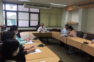 ประชุมคณะทำงานจัดทำองค์ความรู้ การวิเคราะห์และการชี้นำเตือนภัยทางเศรษฐกิจ