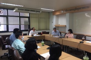 ประชุมคณะทำงานจัดทำองค์ความรู้ การวิเคราะห์และการชี้นำเตือนภัยทางเศรษฐกิจ
