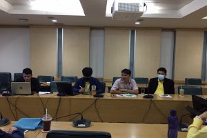 ประชุมคณะทำงานจัดทำองค์ความรู้ การบริหารจัดการงานในรูปแบบ Work from Home และการให้บริการประชาสัมพันธ์ข้อมูลยุคใหม่