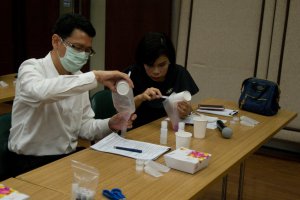 KM Smart Activity "การทำเจลล้างมือแอลกอฮอล์" ครั้งที่ 2