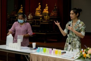 KM Smart Activity "การทำเจลล้างมือแอลกอฮอล์" ครั้งที่ 2