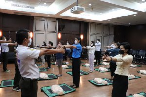 KM Smart Activity 1/66 “ฮาวทู เซฟ (ชีวิต) ให้ปลอดภัย ด้วย First Aid & CPR”
