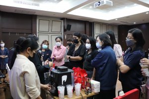 KM Smart Activity 2/66 "เทคนิคการชงเครื่องดื่มง่าย ๆ สไตล์ Cafe"