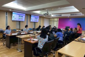 ถ่ายทอดความรู้ เรื่อง “Data & Design นำเสนออย่างมีสไตล์ด้วย Canva”(23-พฤษภาคม-2568)